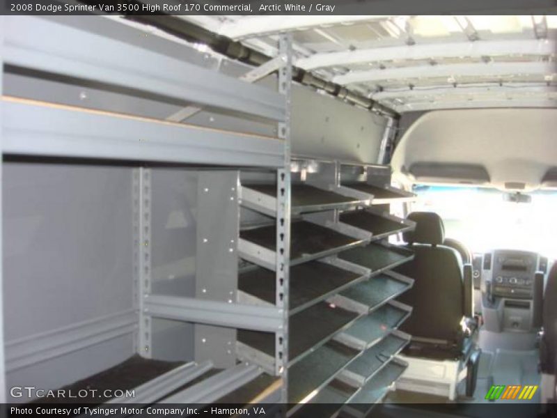 Arctic White / Gray 2008 Dodge Sprinter Van 3500 High Roof 170 Commercial