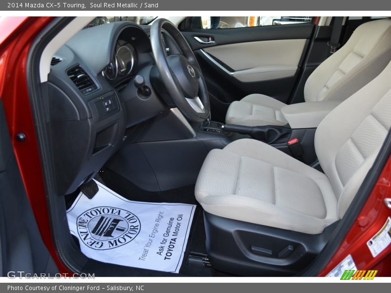 Soul Red Metallic / Sand 2014 Mazda CX-5 Touring