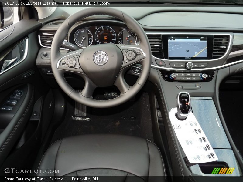 Pepperdust Metallic / Ebony 2017 Buick LaCrosse Essence