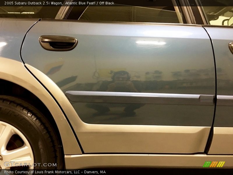 Atlantic Blue Pearl / Off Black 2005 Subaru Outback 2.5i Wagon