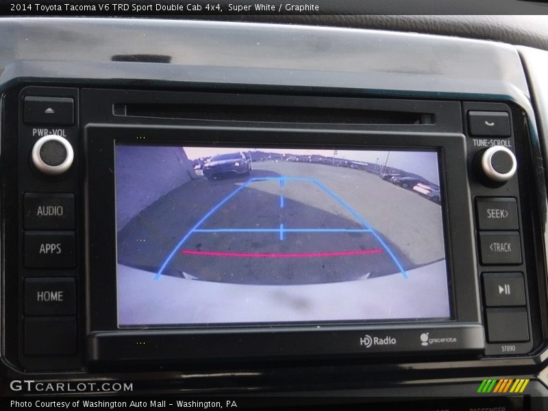 Super White / Graphite 2014 Toyota Tacoma V6 TRD Sport Double Cab 4x4