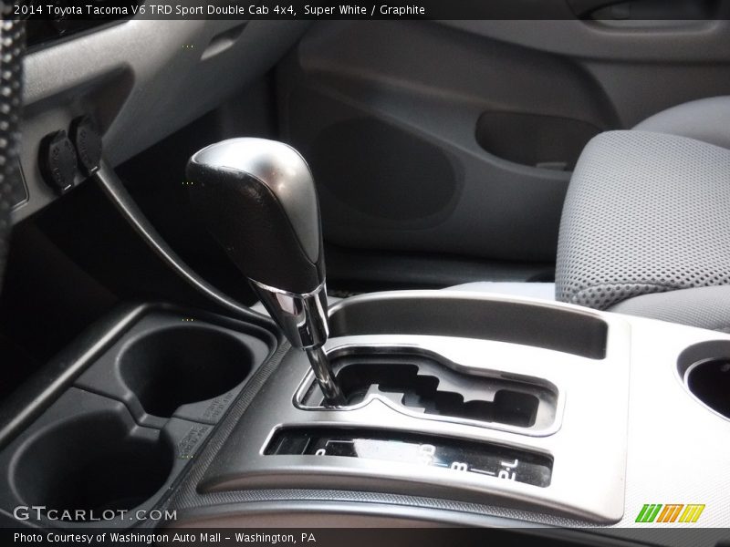 Super White / Graphite 2014 Toyota Tacoma V6 TRD Sport Double Cab 4x4