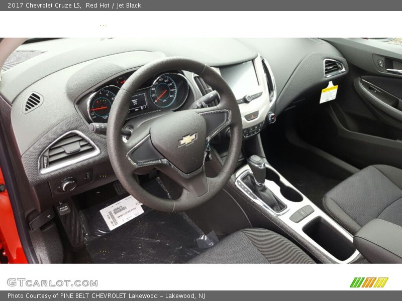 Red Hot / Jet Black 2017 Chevrolet Cruze LS