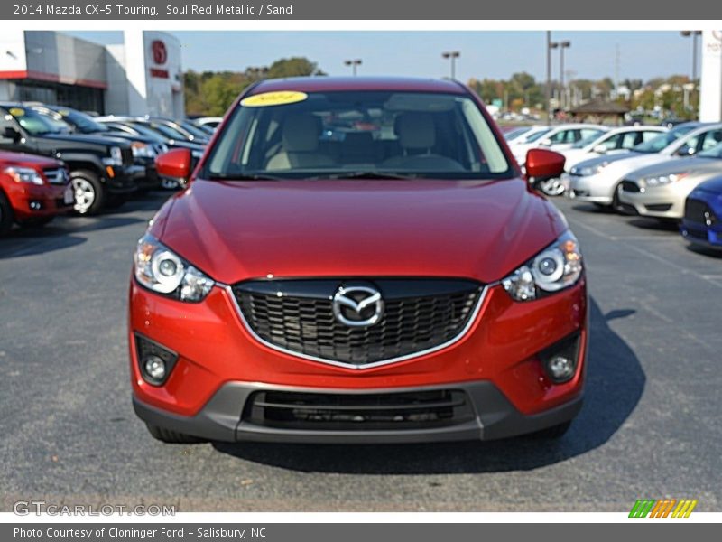 Soul Red Metallic / Sand 2014 Mazda CX-5 Touring