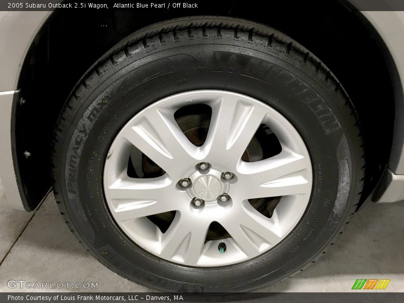 Atlantic Blue Pearl / Off Black 2005 Subaru Outback 2.5i Wagon