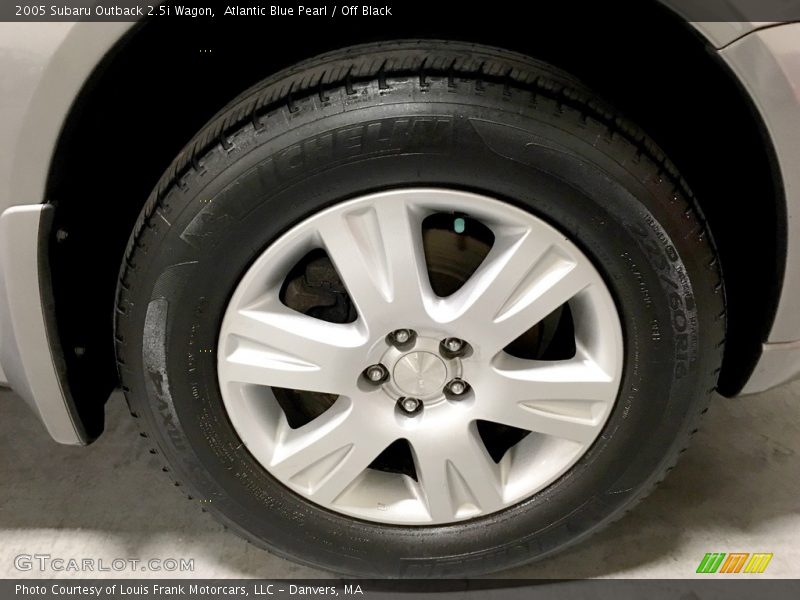 Atlantic Blue Pearl / Off Black 2005 Subaru Outback 2.5i Wagon