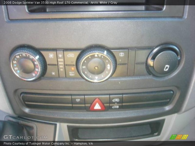 Arctic White / Gray 2008 Dodge Sprinter Van 3500 High Roof 170 Commercial