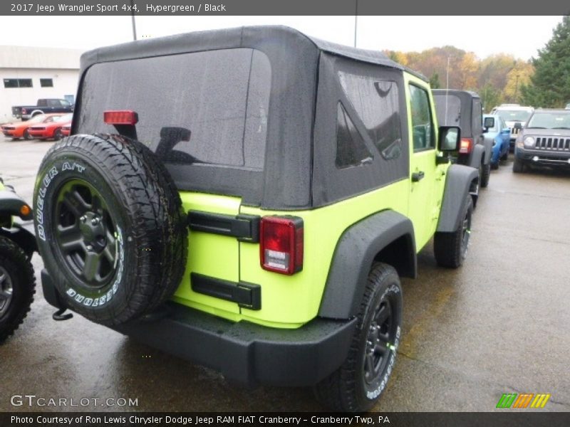 Hypergreen / Black 2017 Jeep Wrangler Sport 4x4