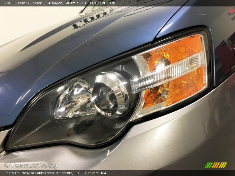 Atlantic Blue Pearl / Off Black 2005 Subaru Outback 2.5i Wagon