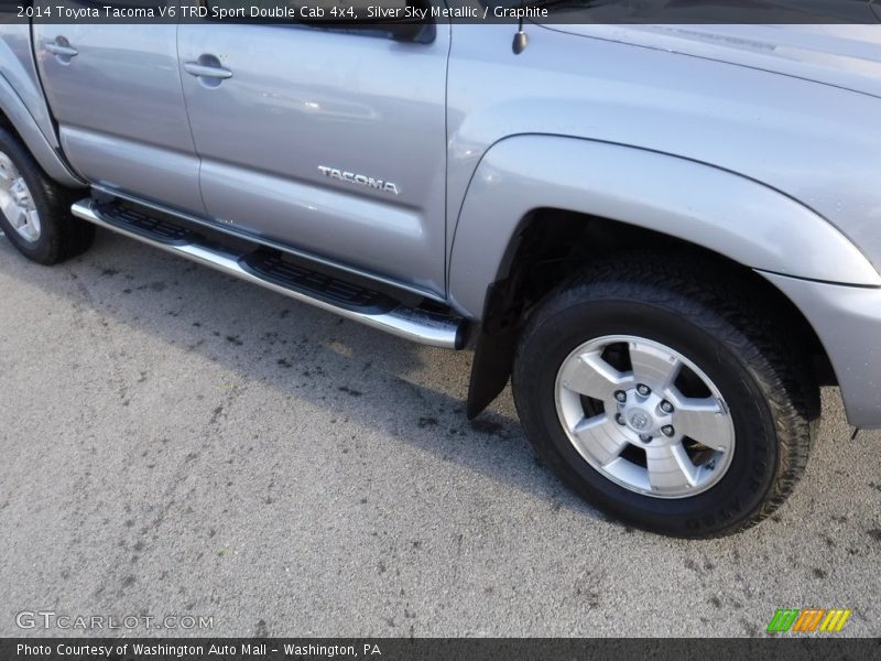 Silver Sky Metallic / Graphite 2014 Toyota Tacoma V6 TRD Sport Double Cab 4x4