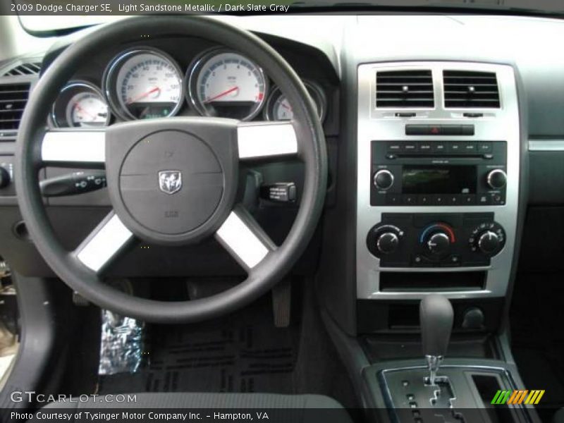 Light Sandstone Metallic / Dark Slate Gray 2009 Dodge Charger SE