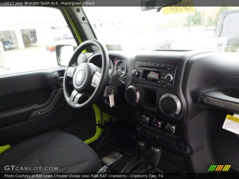 Hypergreen / Black 2017 Jeep Wrangler Sport 4x4
