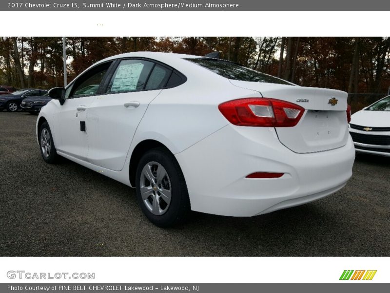 Summit White / Dark Atmosphere/Medium Atmosphere 2017 Chevrolet Cruze LS