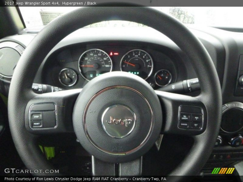 Hypergreen / Black 2017 Jeep Wrangler Sport 4x4