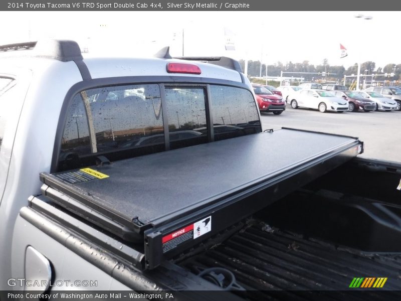Silver Sky Metallic / Graphite 2014 Toyota Tacoma V6 TRD Sport Double Cab 4x4