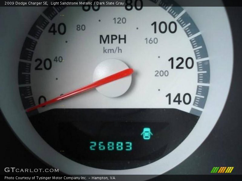 Light Sandstone Metallic / Dark Slate Gray 2009 Dodge Charger SE