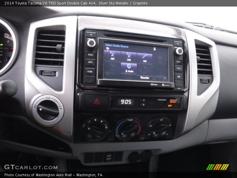 Silver Sky Metallic / Graphite 2014 Toyota Tacoma V6 TRD Sport Double Cab 4x4