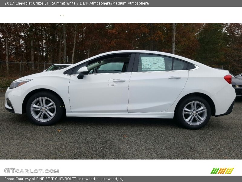 Summit White / Dark Atmosphere/Medium Atmosphere 2017 Chevrolet Cruze LT