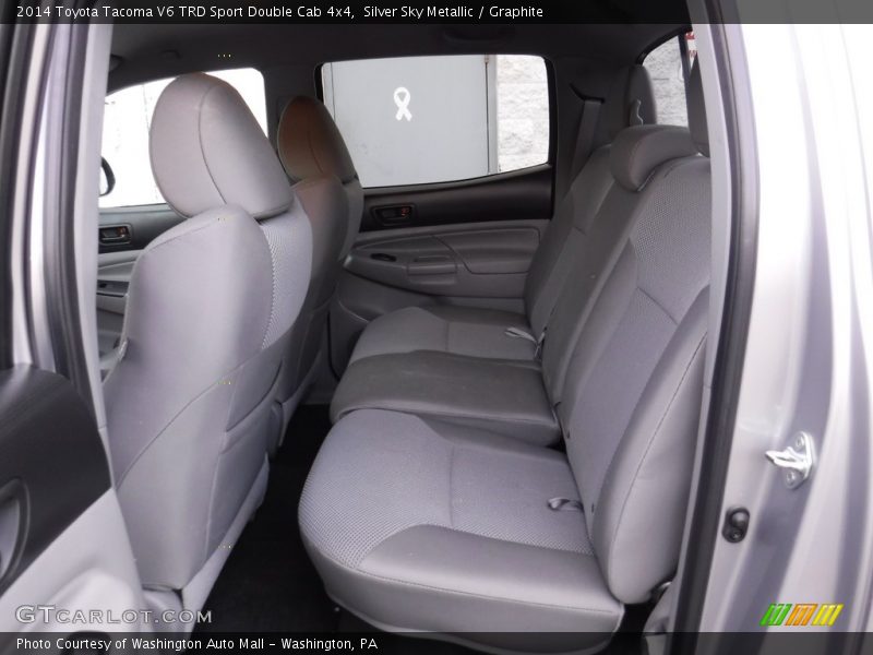 Silver Sky Metallic / Graphite 2014 Toyota Tacoma V6 TRD Sport Double Cab 4x4