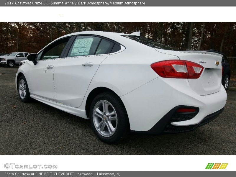 Summit White / Dark Atmosphere/Medium Atmosphere 2017 Chevrolet Cruze LT