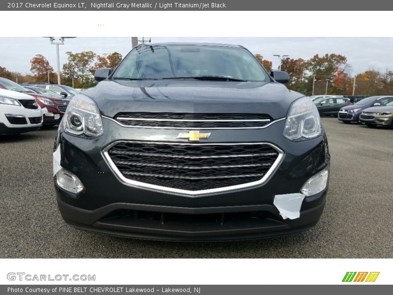 Nightfall Gray Metallic / Light Titanium/Jet Black 2017 Chevrolet Equinox LT