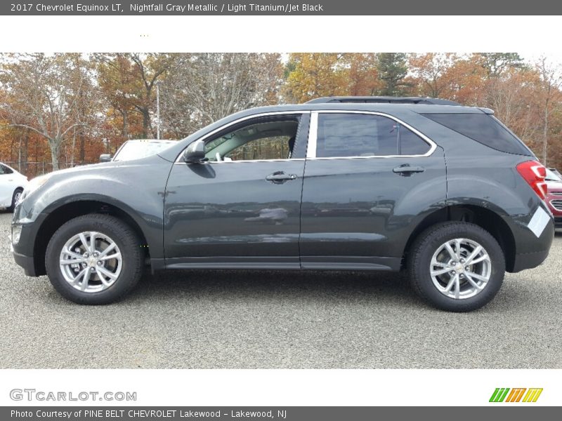 Nightfall Gray Metallic / Light Titanium/Jet Black 2017 Chevrolet Equinox LT