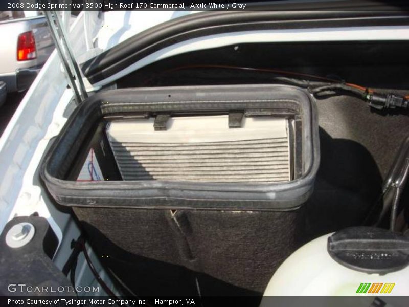 Arctic White / Gray 2008 Dodge Sprinter Van 3500 High Roof 170 Commercial