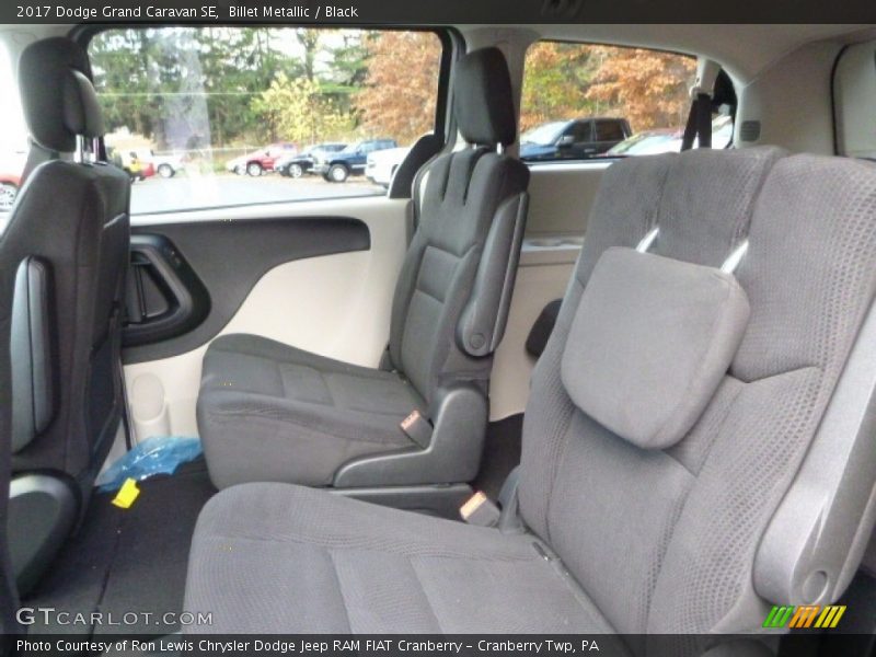 Billet Metallic / Black 2017 Dodge Grand Caravan SE