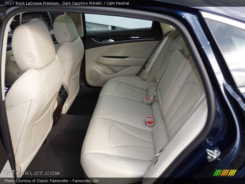 Rear Seat of 2017 LaCrosse Premium