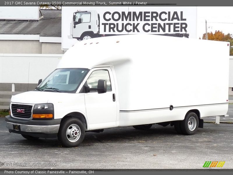 Summit White / Pewter 2017 GMC Savana Cutaway 3500 Commercial Moving Truck