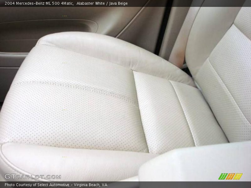 Alabaster White / Java Beige 2004 Mercedes-Benz ML 500 4Matic