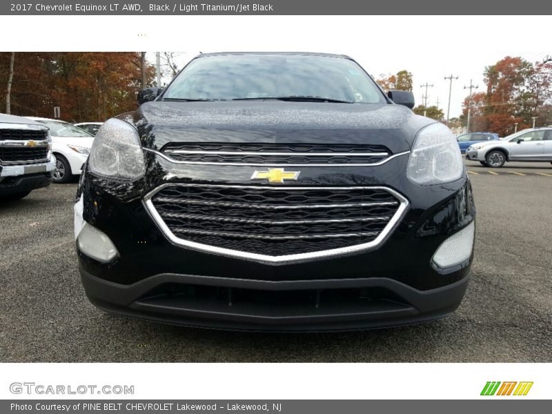 Black / Light Titanium/Jet Black 2017 Chevrolet Equinox LT AWD