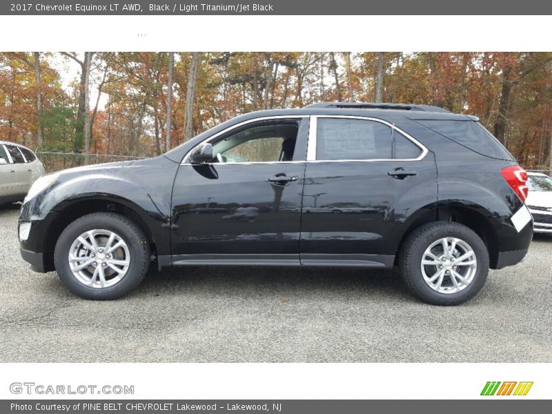 Black / Light Titanium/Jet Black 2017 Chevrolet Equinox LT AWD