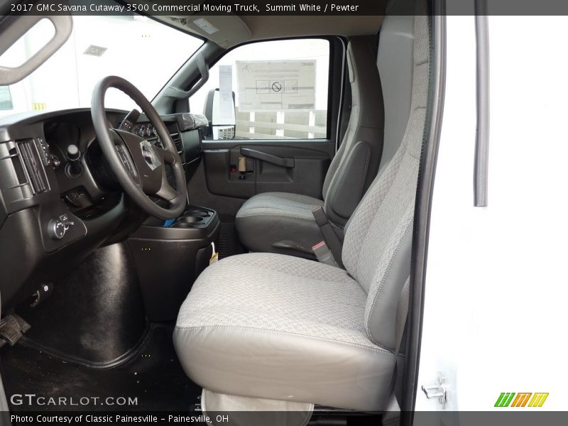  2017 Savana Cutaway 3500 Commercial Moving Truck Pewter Interior
