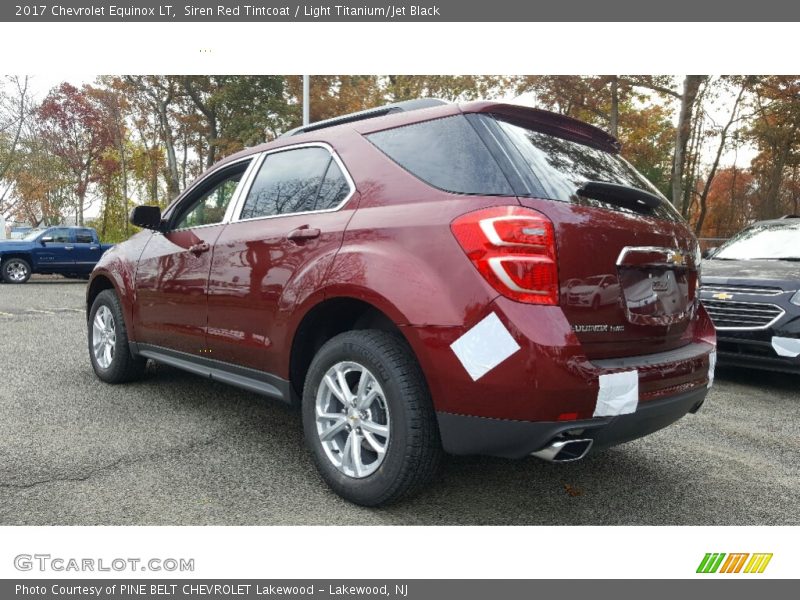 Siren Red Tintcoat / Light Titanium/Jet Black 2017 Chevrolet Equinox LT