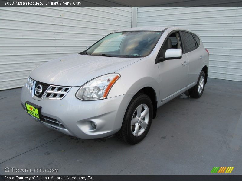 Brilliant Silver / Gray 2013 Nissan Rogue S