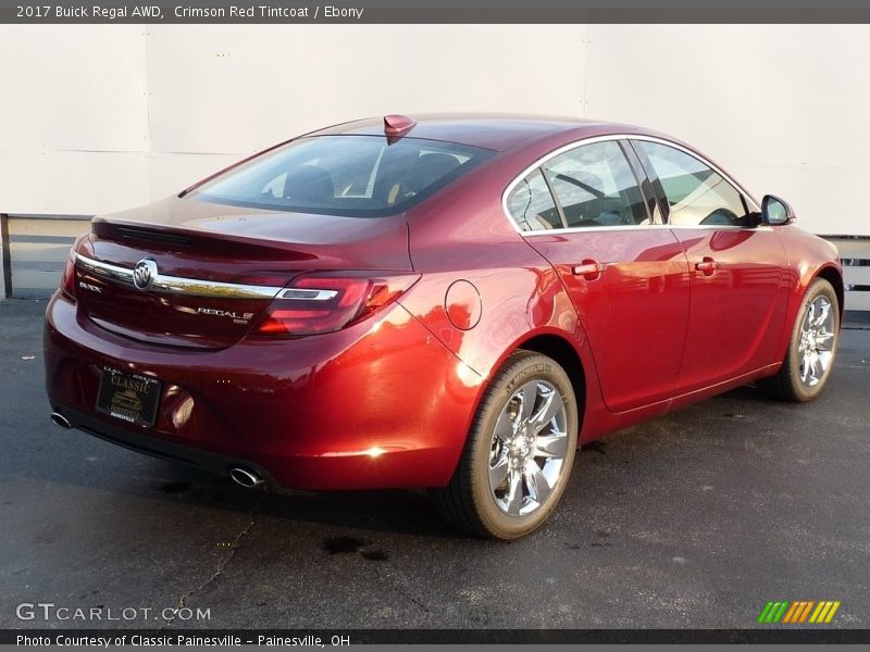 Crimson Red Tintcoat / Ebony 2017 Buick Regal AWD