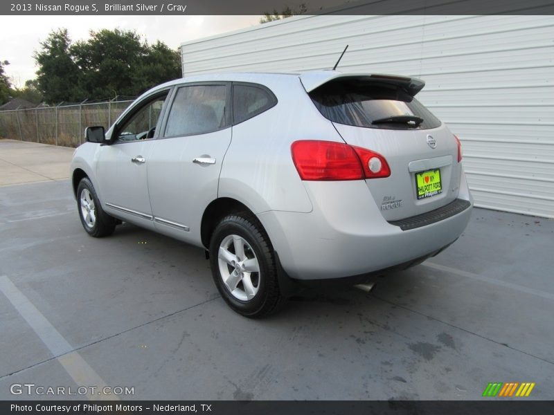 Brilliant Silver / Gray 2013 Nissan Rogue S