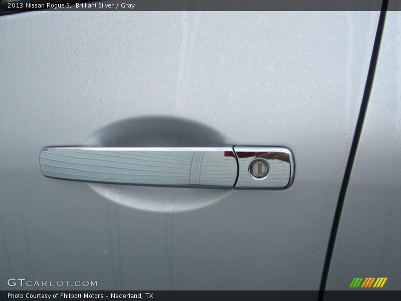 Brilliant Silver / Gray 2013 Nissan Rogue S