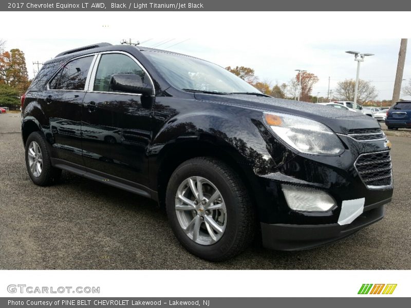 Black / Light Titanium/Jet Black 2017 Chevrolet Equinox LT AWD