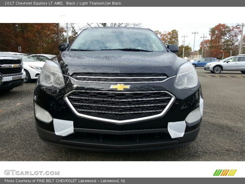 Black / Light Titanium/Jet Black 2017 Chevrolet Equinox LT AWD