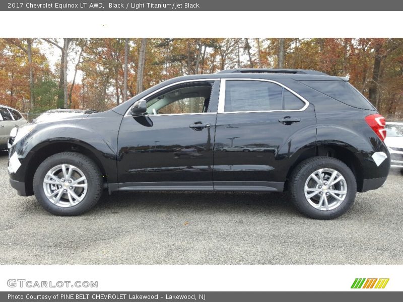 Black / Light Titanium/Jet Black 2017 Chevrolet Equinox LT AWD