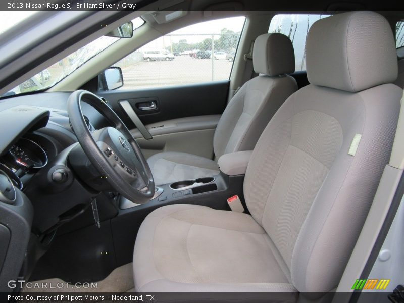 Brilliant Silver / Gray 2013 Nissan Rogue S