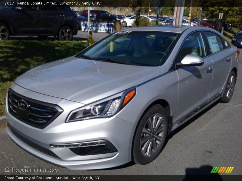 Front 3/4 View of 2017 Sonata Limited