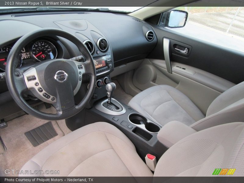 Brilliant Silver / Gray 2013 Nissan Rogue S