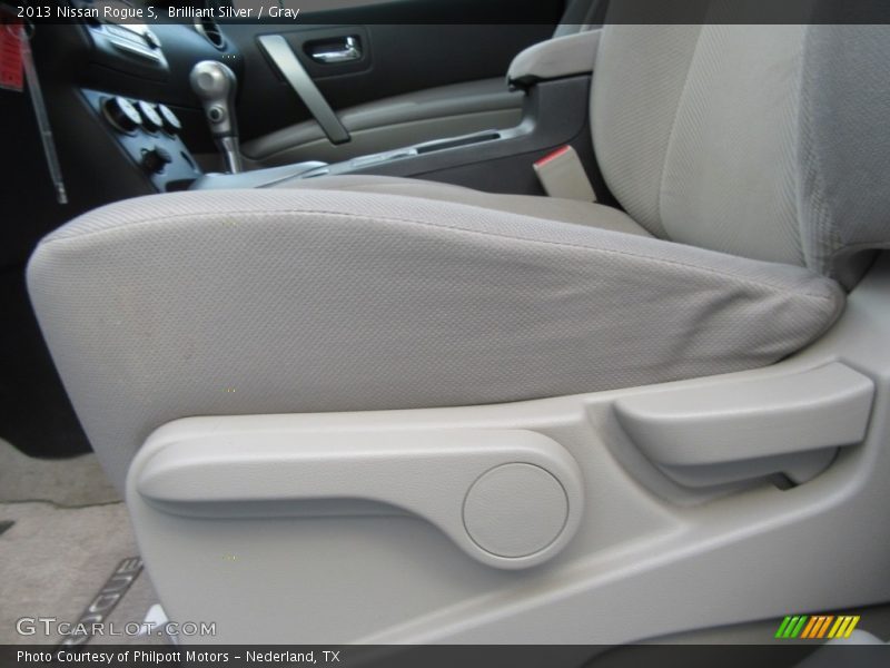 Brilliant Silver / Gray 2013 Nissan Rogue S