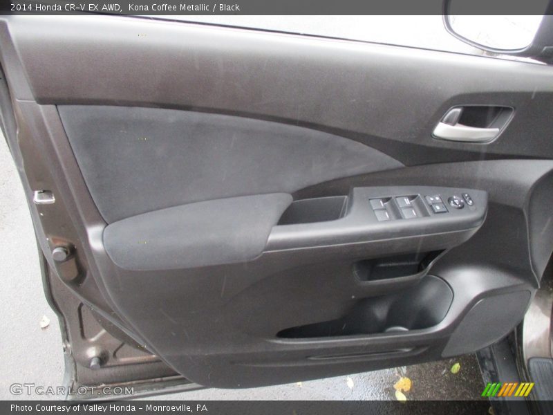 Kona Coffee Metallic / Black 2014 Honda CR-V EX AWD