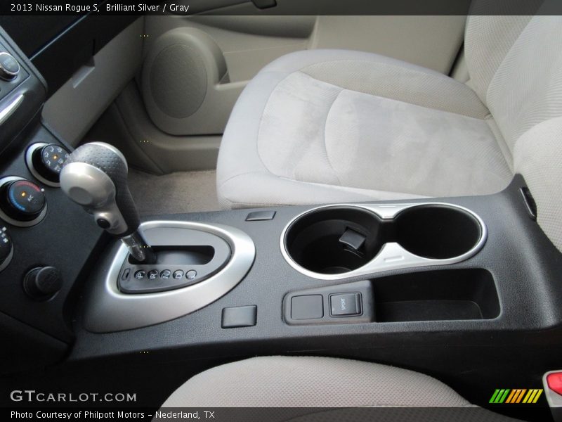 Brilliant Silver / Gray 2013 Nissan Rogue S