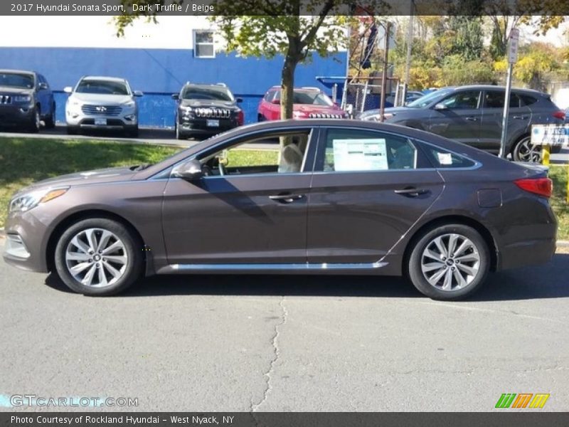 Dark Truffle / Beige 2017 Hyundai Sonata Sport