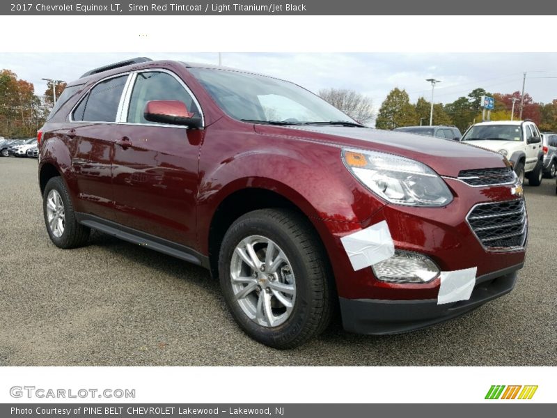 Siren Red Tintcoat / Light Titanium/Jet Black 2017 Chevrolet Equinox LT